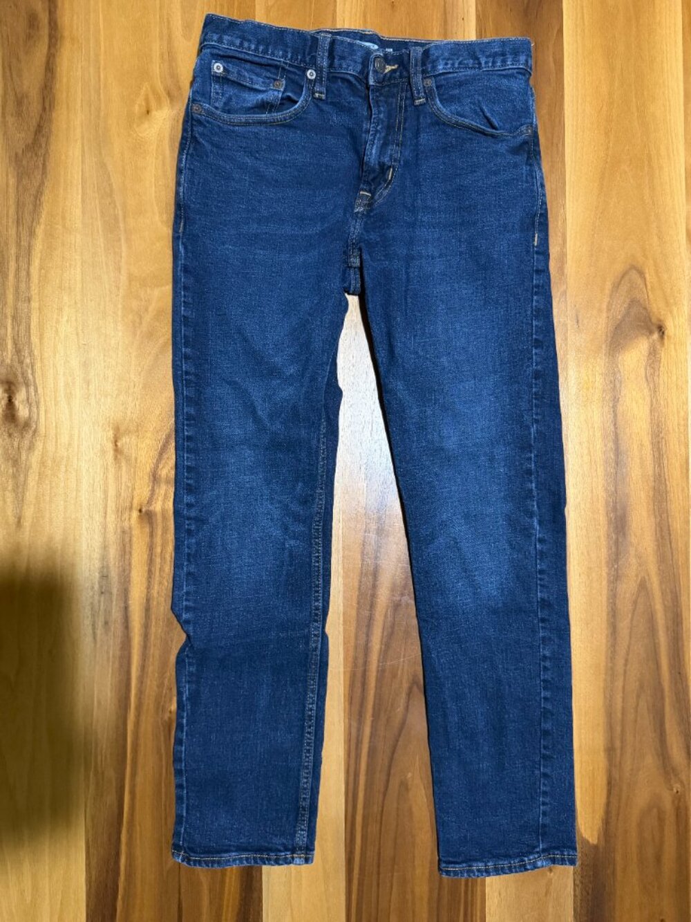 Old Navy Men's Jeans 30x30 Dark Blue Denim Slim Tapered Straight Leg